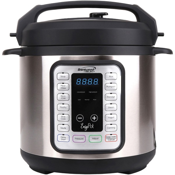 Brentwood Appliances Easy Pot 6qt. 8-in-1 Electric Multicooker EPC-636
